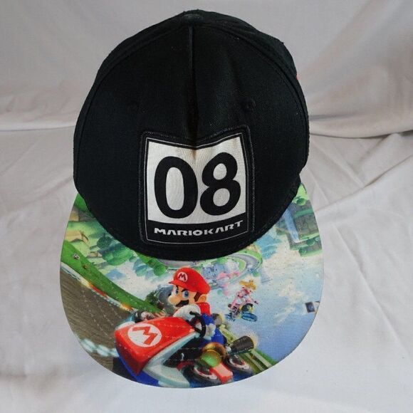 2017 Nintendo Mario Kart 08 Youth Adjustable Hat Cap - Picture 1 of 7